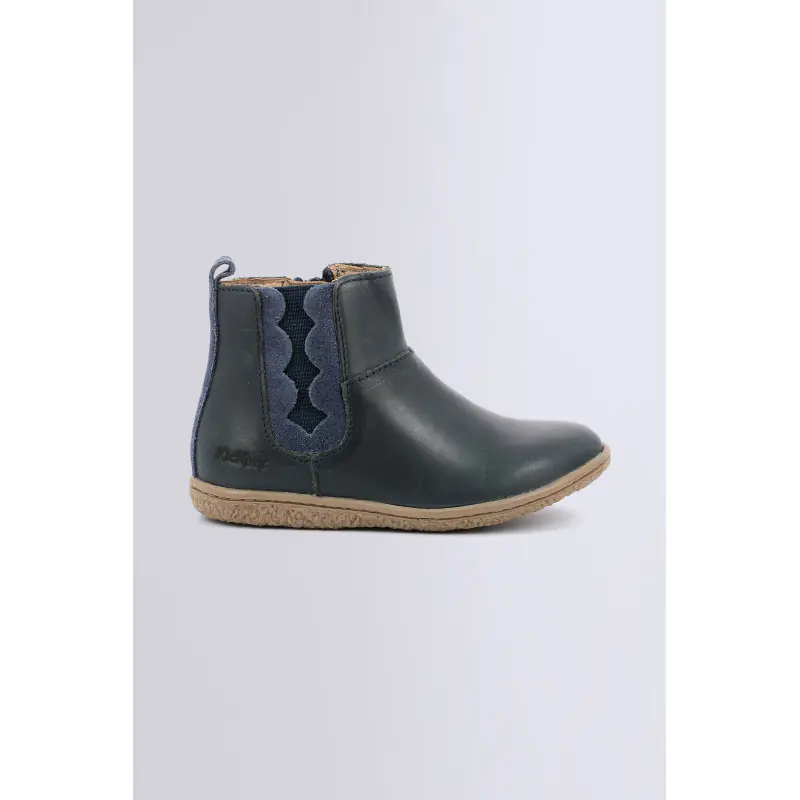 VETUDI MARINE METALLISE BOOTS Cuir Fille