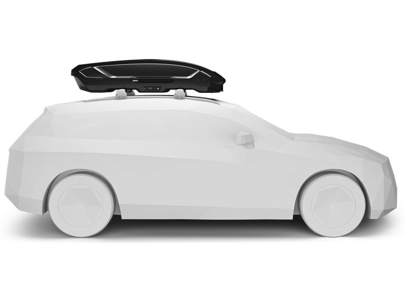 Thule Dachbox Motion 3 L Schwarz glanz Gepäckbox