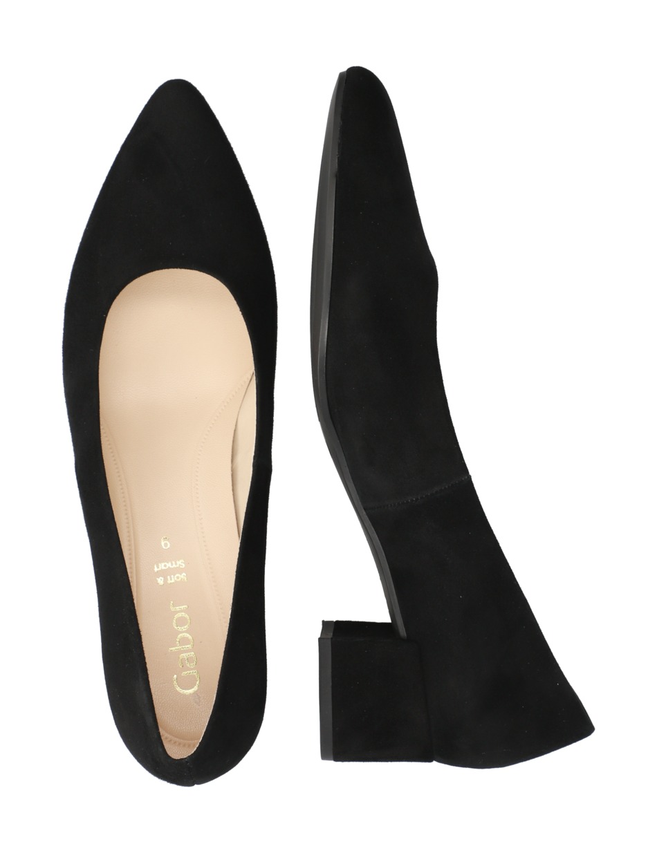Veloursleder Pumps