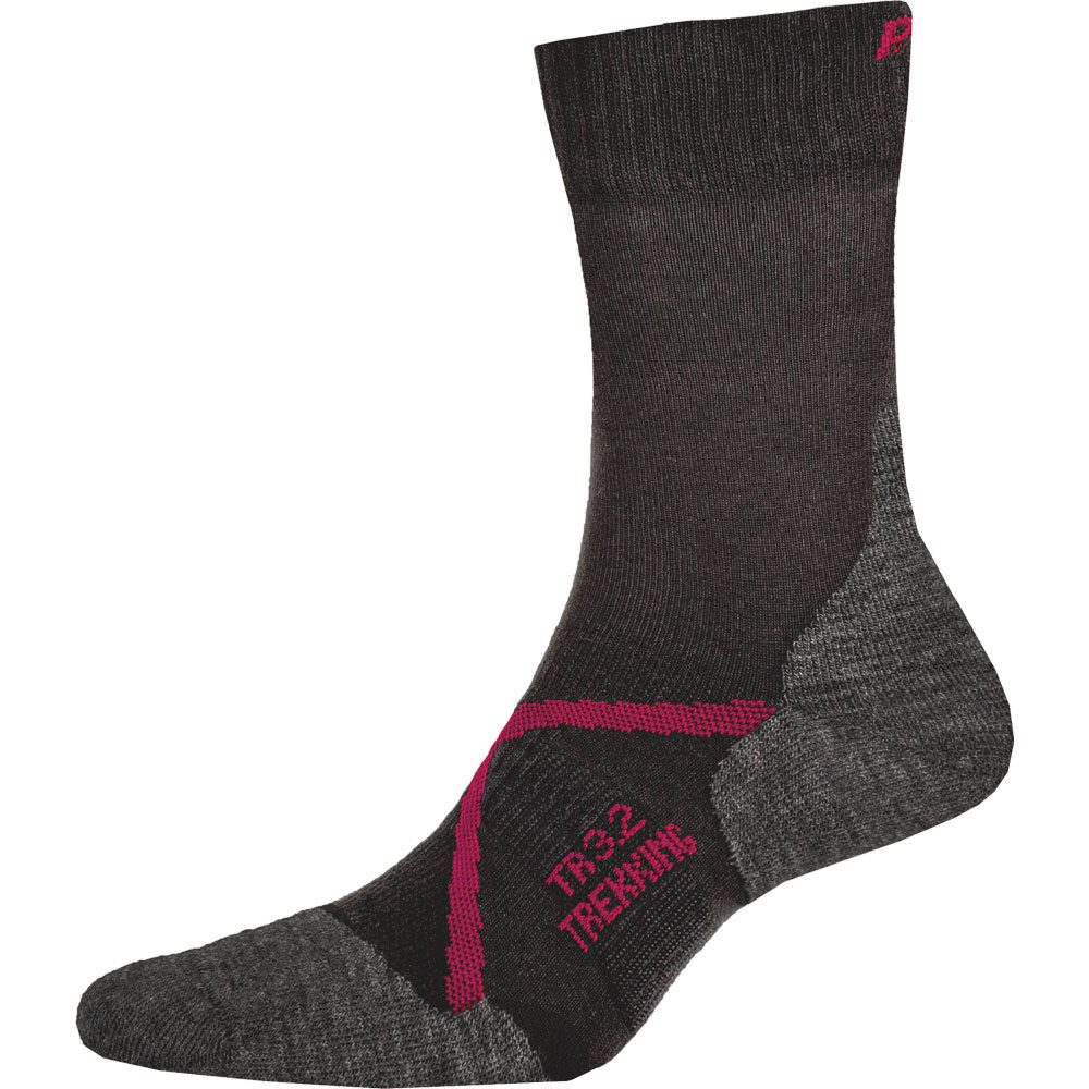 P.A.C. 3.2 Trekking Merino Light Me Socken anthrazit