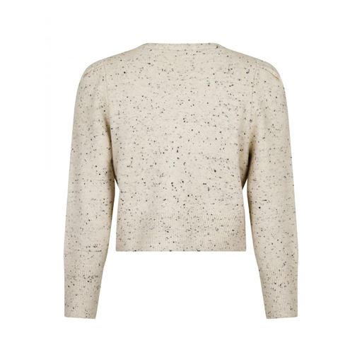 Neo Noir Hunter Multi Knit Cardigan, Beige Melange, 36