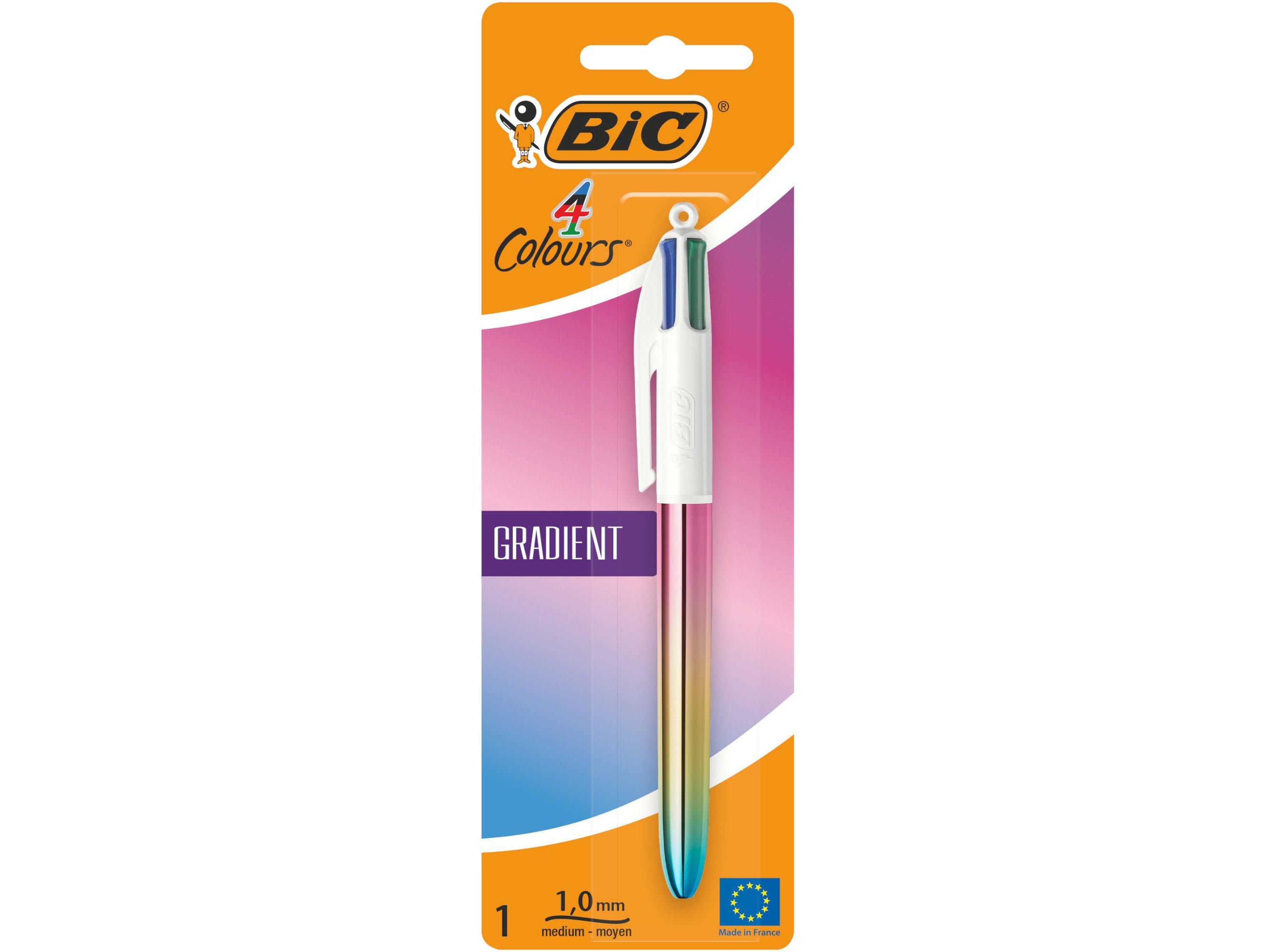 ESFEROGRÁFICAS BIC 4 CORES GRADIENT MODELOS SORTIDOS