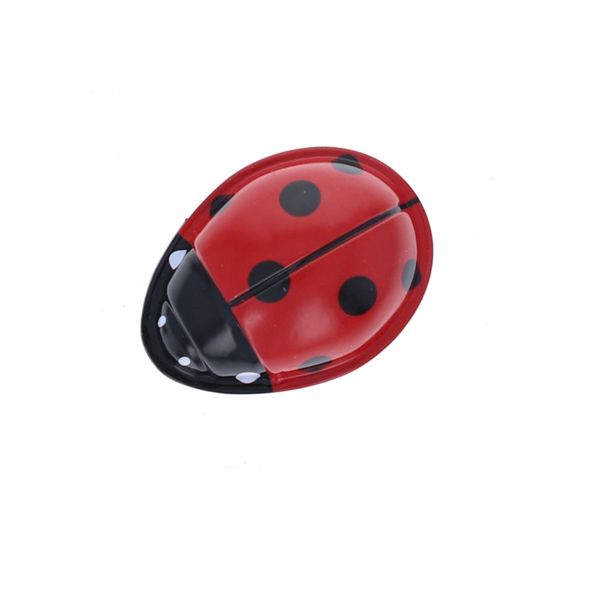 Coccinelle clic clac en métal vintage Mercredi et Patati