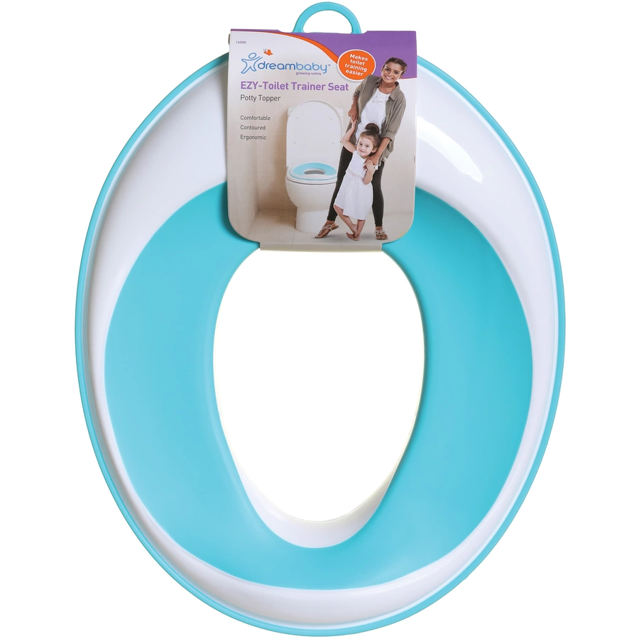 Dreambaby® Toilettensitz mit schlanken Konturren  in aquaweiß