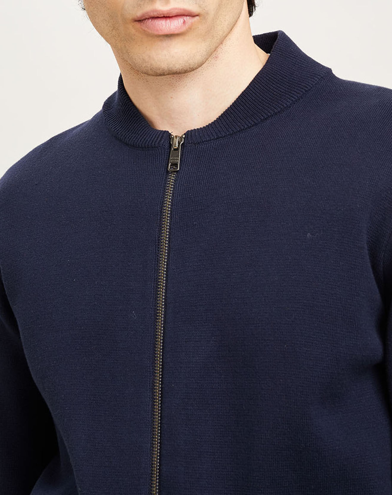 Harris Wilson Bombers en maille Gaelos marine