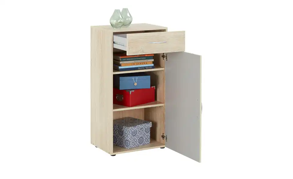 Kommode Multischrank-System 50 cm 40 cm Eiche sägerau (Nachbildung)