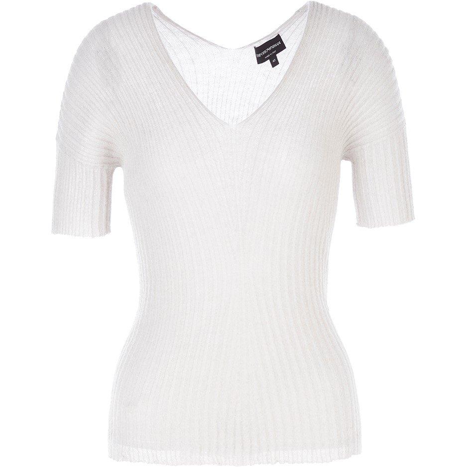 Emporio Armani V Neck Sleeved Top