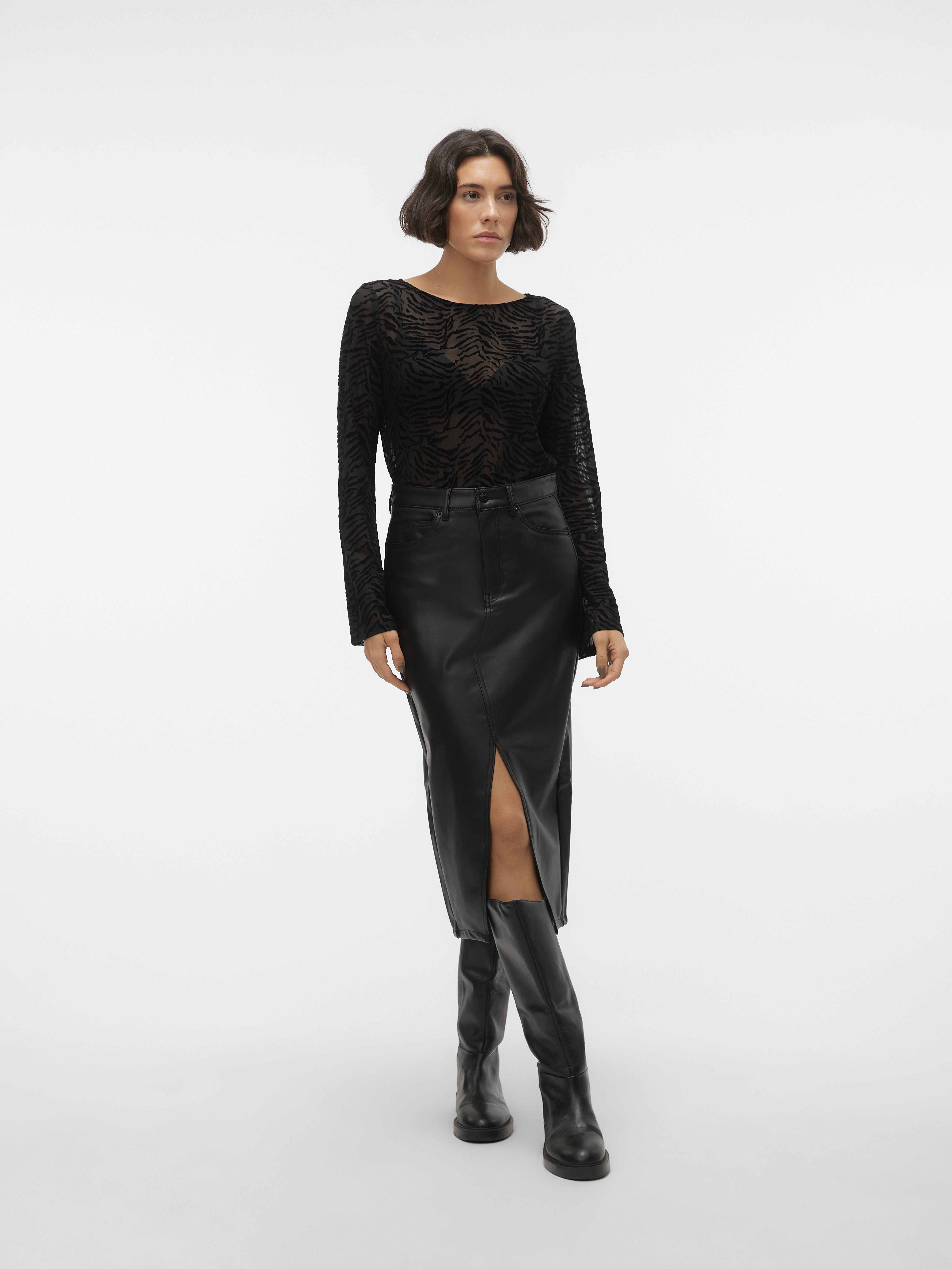 VMVERI High waist Midi-rok