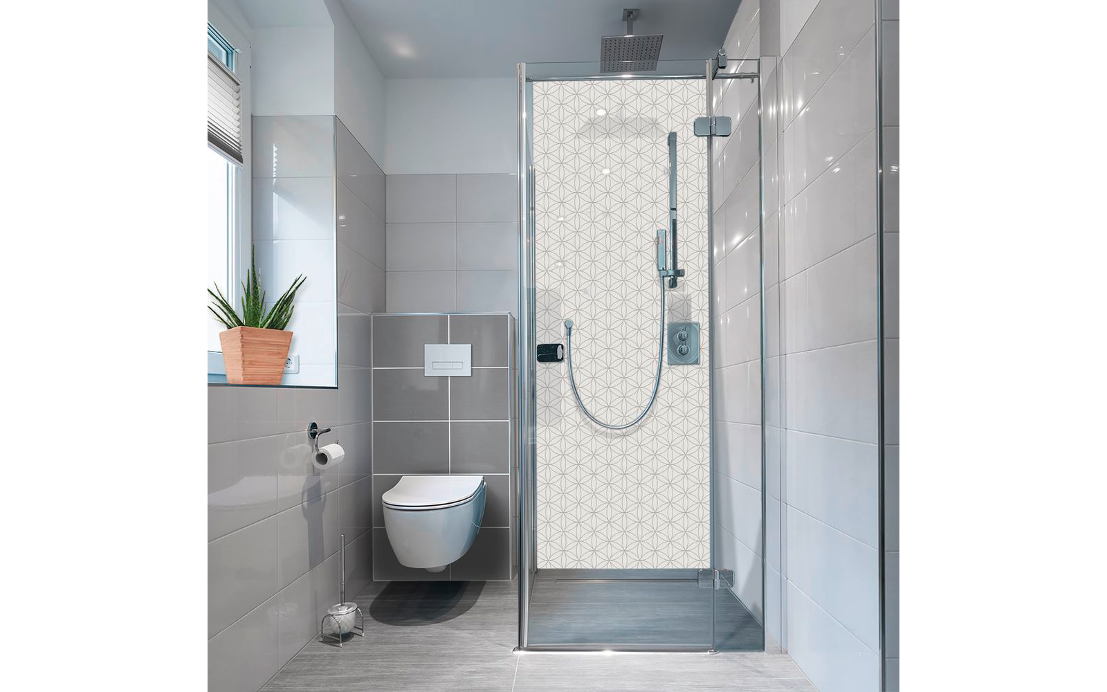 mySpotti Fresh Duschrückwandfolie 90 x 120 cm Motiv Sea Cost