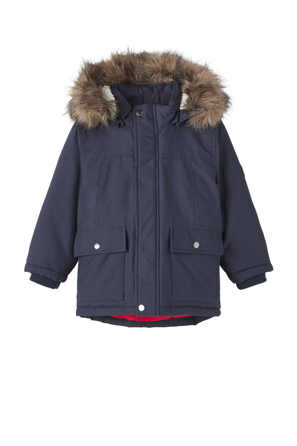 NAME IT winterjas NMMMARLIN donkerblauw