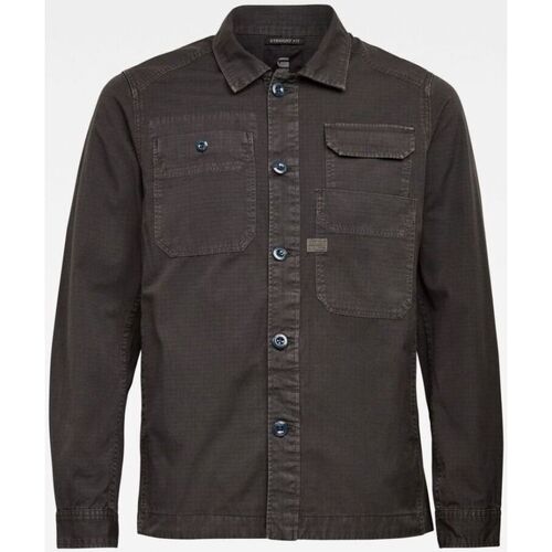 G-Star Raw - D16250 9669 MULTIPOCKET STRAIGHT SHIRT-976 RAVEN Gris