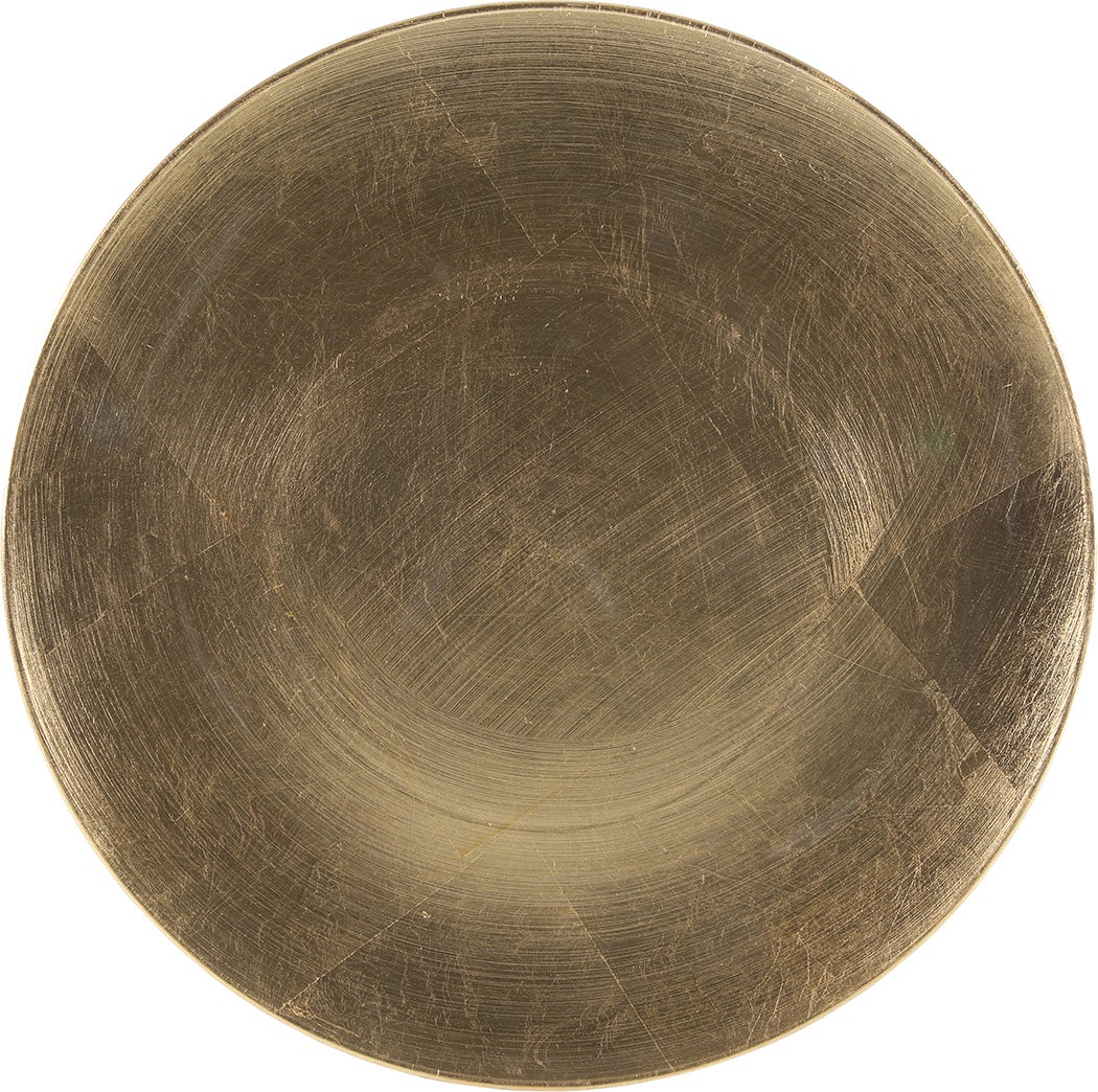 Onderbord Olga goud D 33 H 1,7 cm