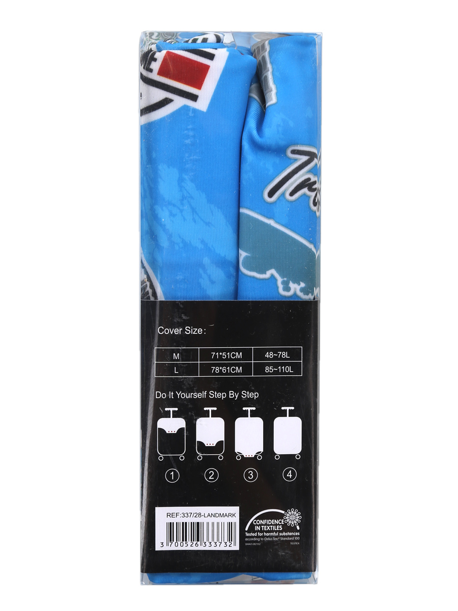 Housse de valise Airtex Fantaisie Stickers - L