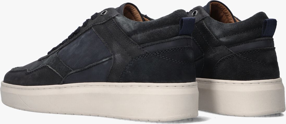 blauwe stefano lauran lage sneakers enzo-65