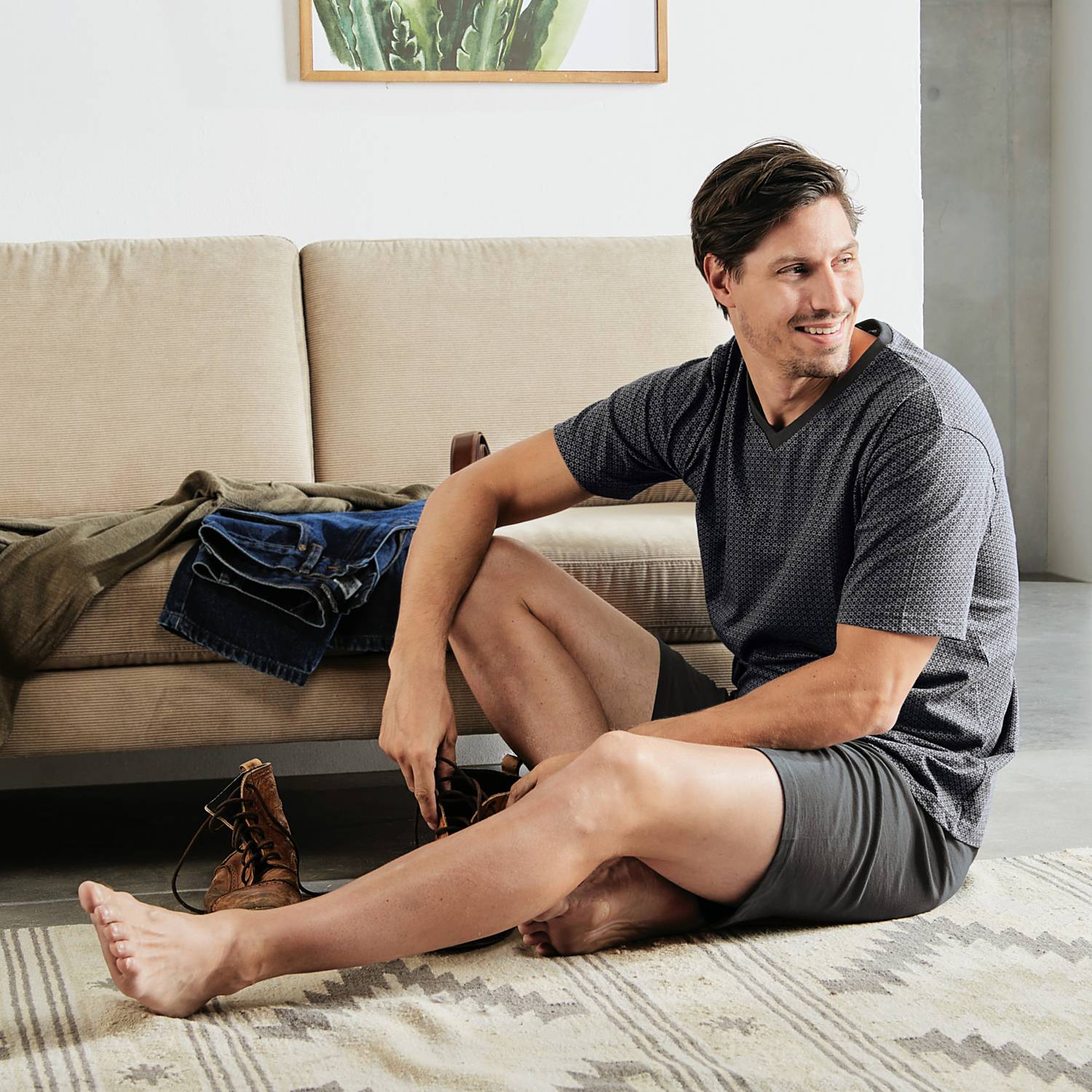Erwin Müller Single-Jersey Herren-Shorty