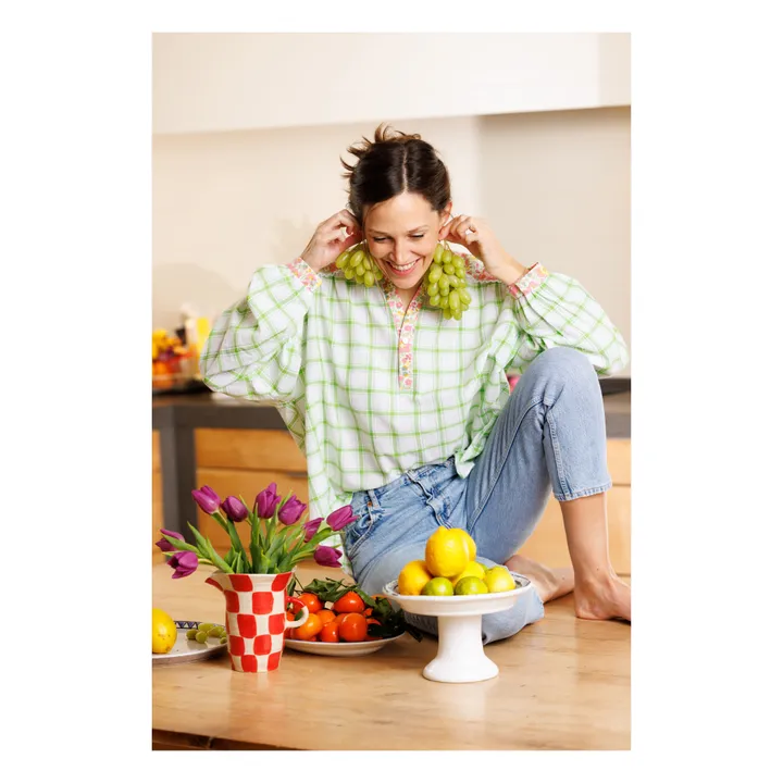 Paolina Blouse Pistacho | Vert foncé