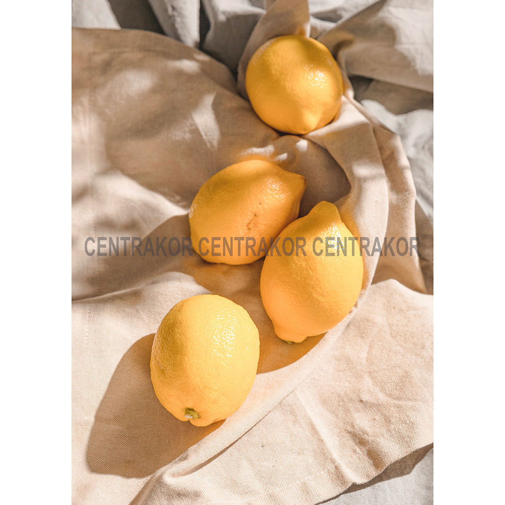Affiche déco photo fruits citrons 21x29.7cm
