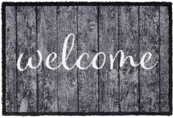 HQ Hamat deurmat Lima Welcome grijs 75 x 50 cm
