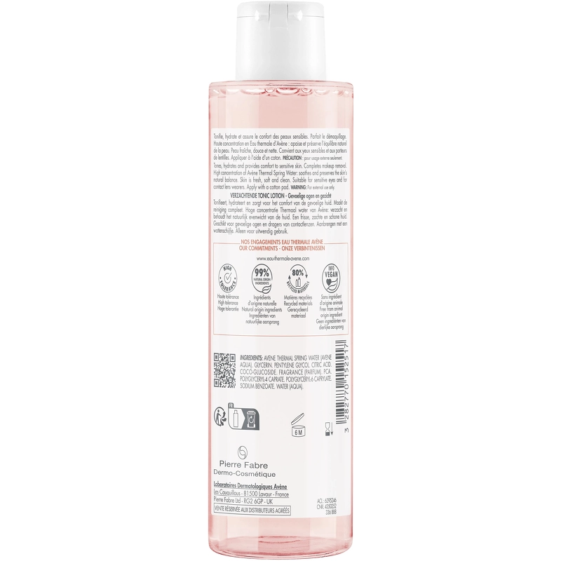 Avène Soothing Toning Lotion 200 ml