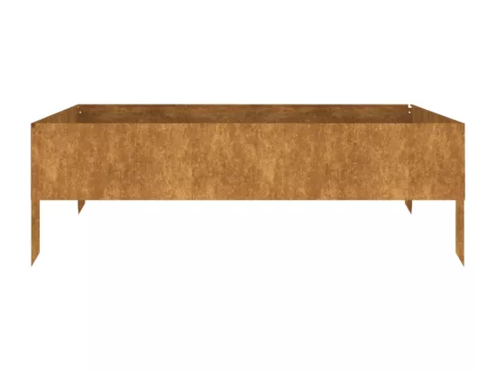 Jardinière bac lit surélevé marron 100 x 100 x 33.5 cm 02_0039283