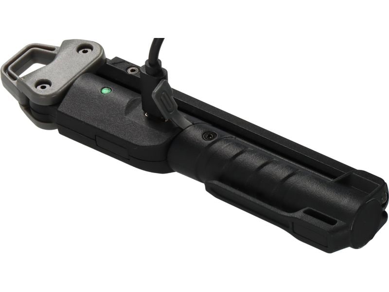 Brennenstuhl Akku-Lampe Handlampe 400 lm Spot 120 lm, Rück Akku Handlampe