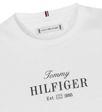 Tommy Hilfiger T-Shirt - Schriftzug - Weiß