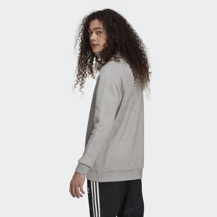 adidas Originals Sweat Crewneck Adicolor Classics Trefoil - Gris/Blanc