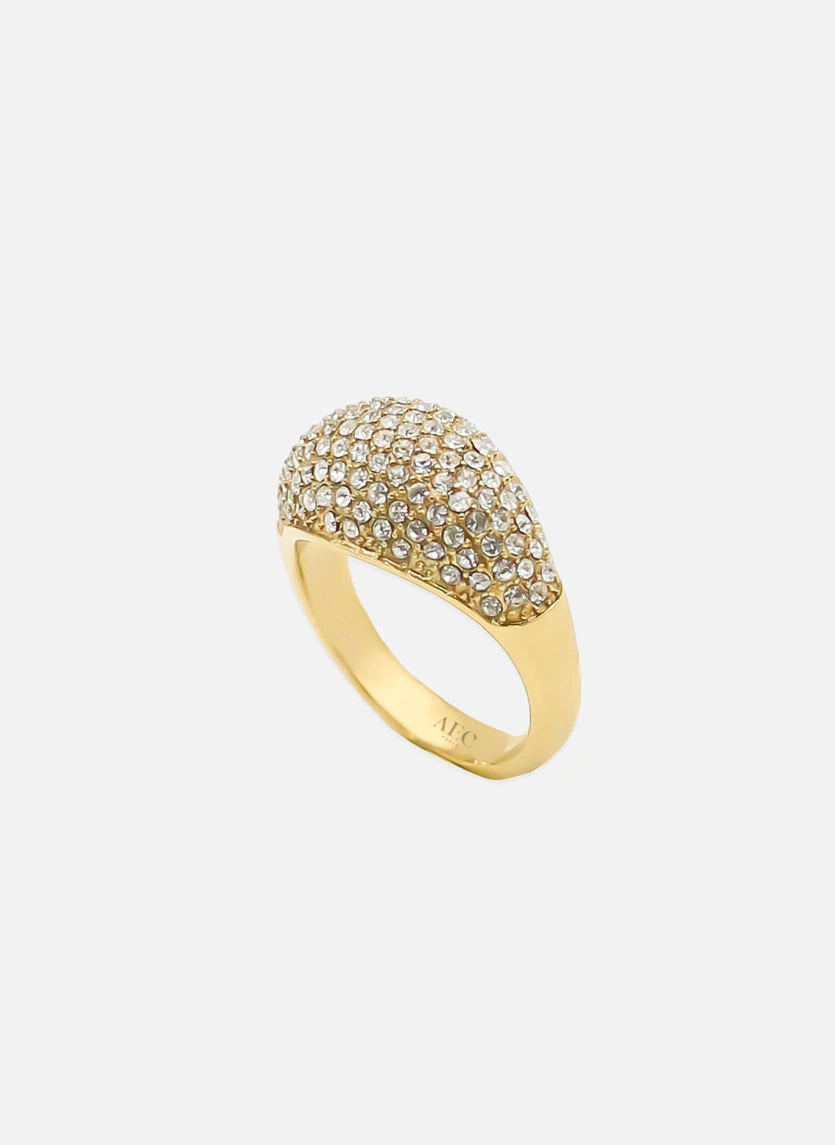 DIANA - Bague large diana | Doré
