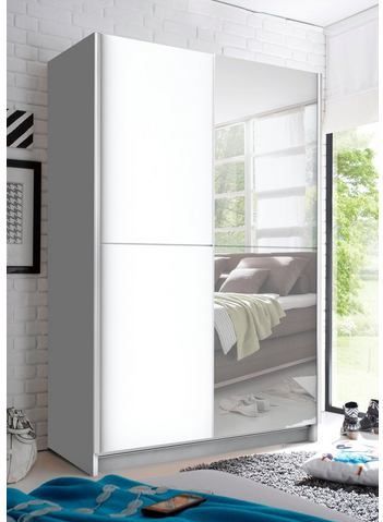Schlafkontor - Fast - Kledingkast - Met Spiegel - 125x195x38cm
