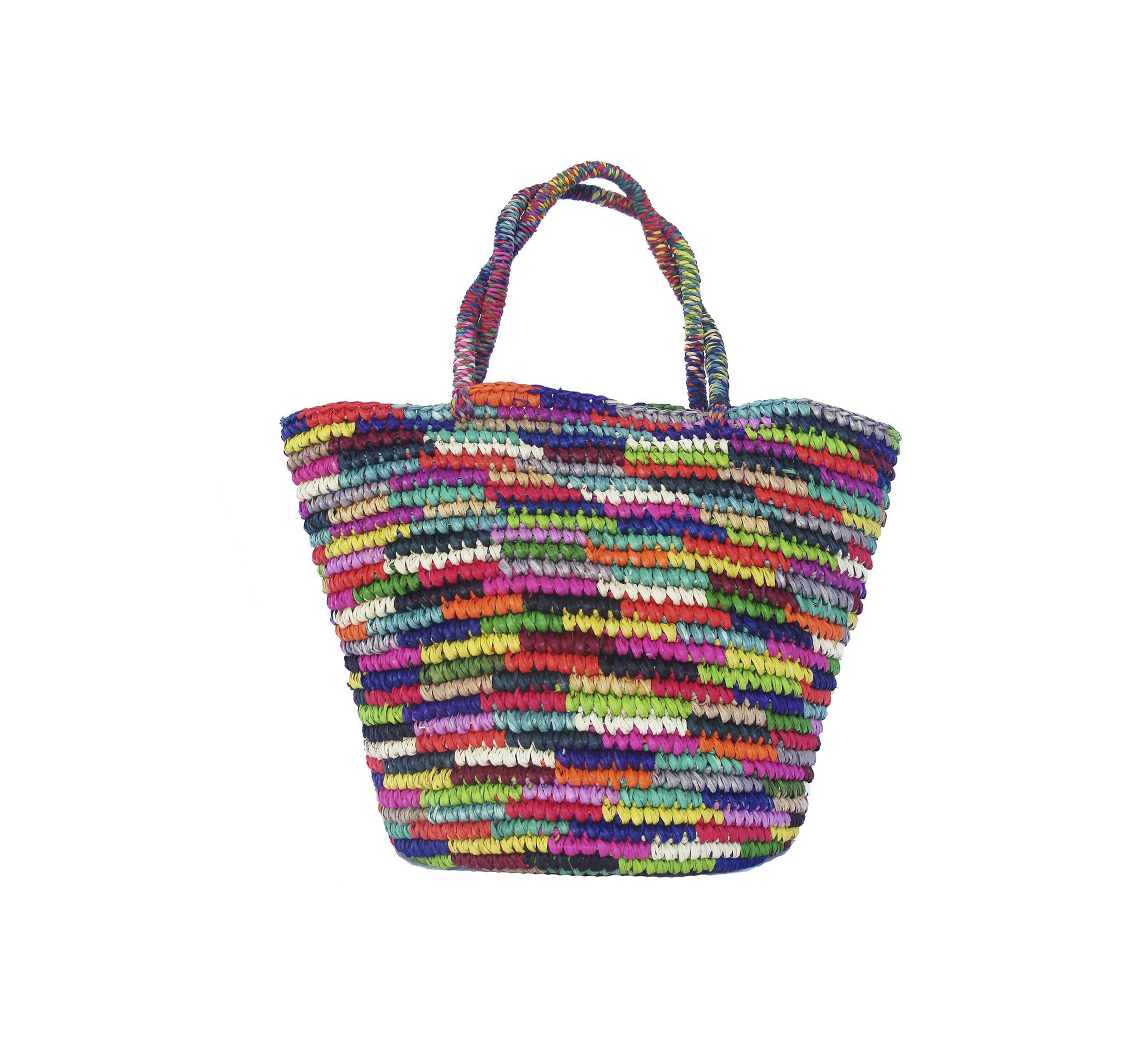 Sac cabas moyen multicolore