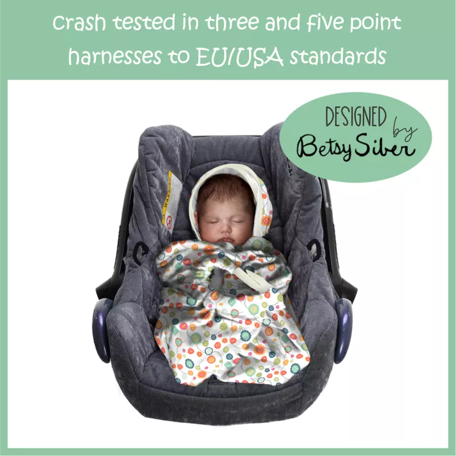 Snugglebundl Tragehilfe Baby Buttons - Organic cotton
