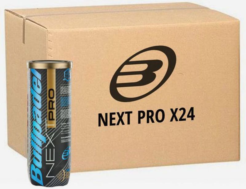 Bullpadel - Next Pro - Padelballen - Doos met 24 Kokers - 3 Ballen per Koker
