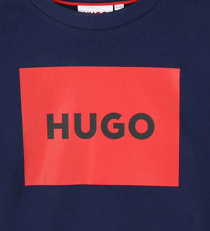 HUGO T-shirt - Sort/R?d