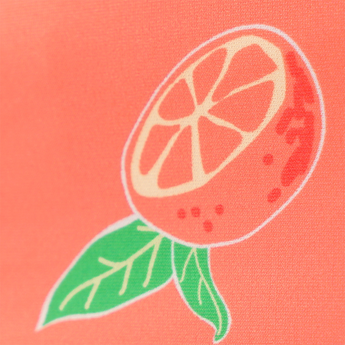 Famy Mädchen Bikini mit Allover-Print hellorange