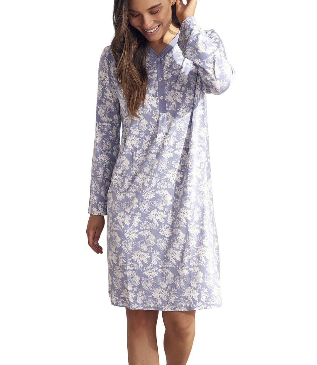 Chemise de nuit manches longues Branches Selmark