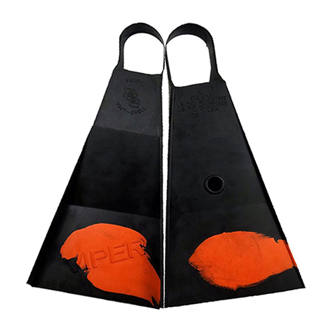 Viper Surfinf Fins Palmes Viper V-5 Flex Orange