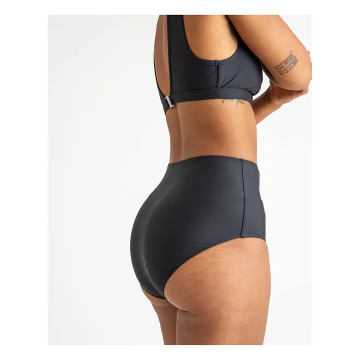 Matona Bas de Mailllot Taille Haute | Noir