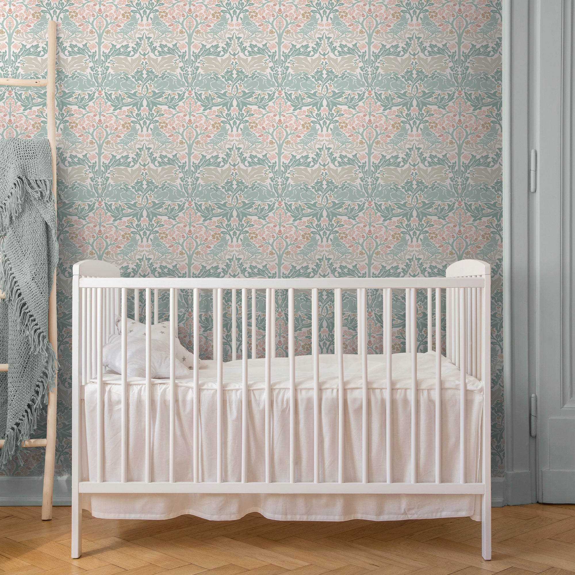 William Morris at Home Vliesbehang - Brother Rabbit Lullaby Blues