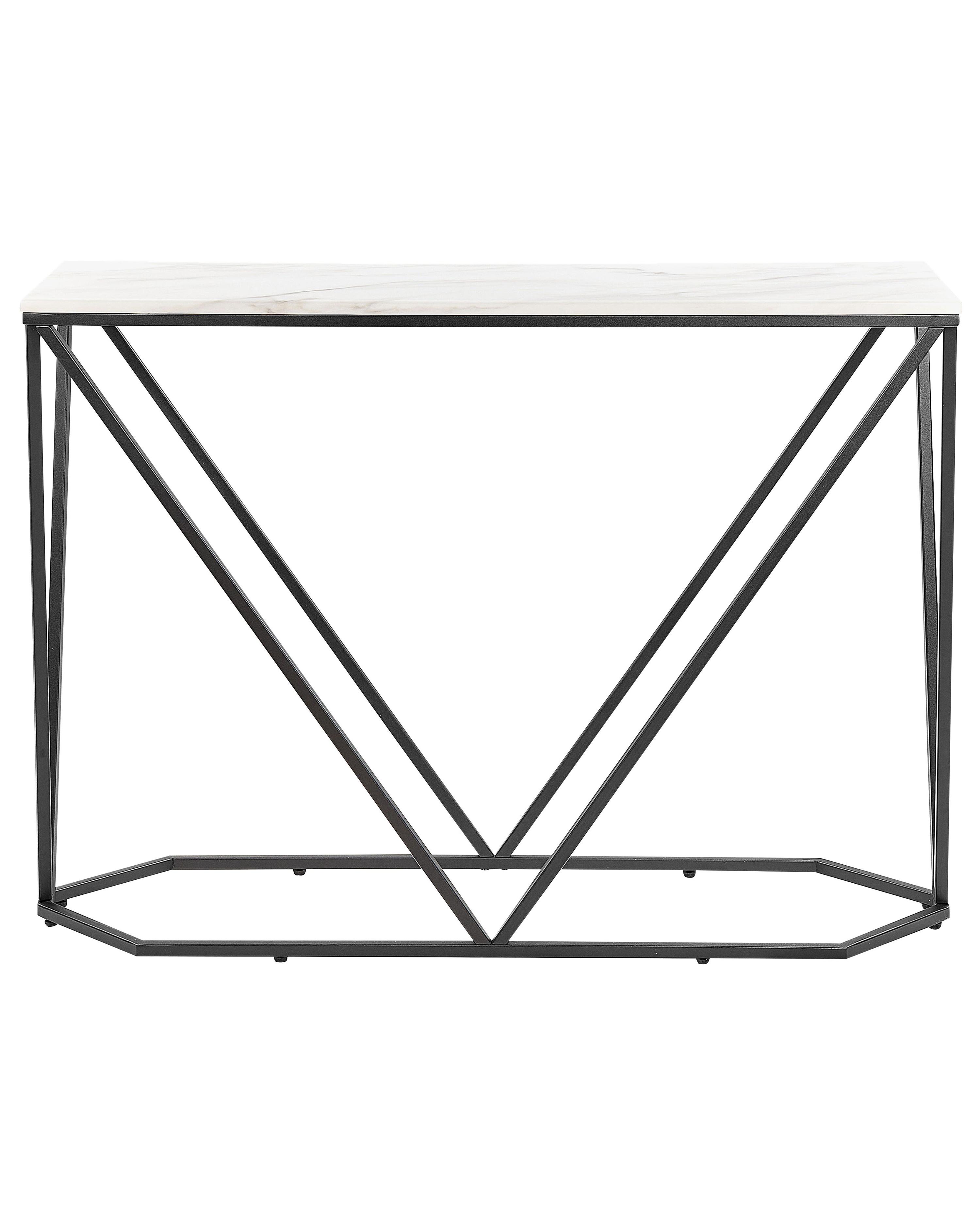 Sidetable HAZEN Marmer/zwart