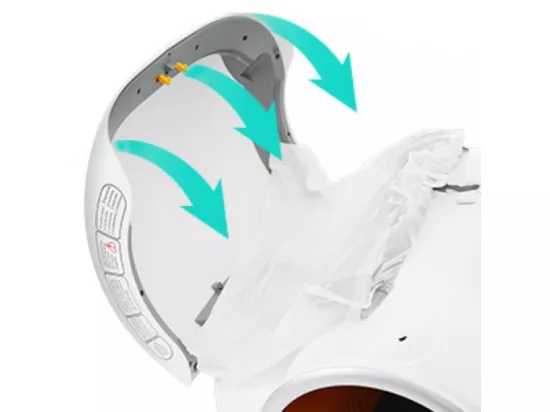 Litière pour chat auto-nettoyante adaptative de 65 L pour plusieurs chats