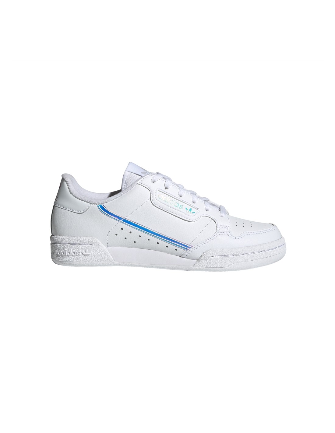 adidas sneakers femme continental 80 j cuir blanc bleu