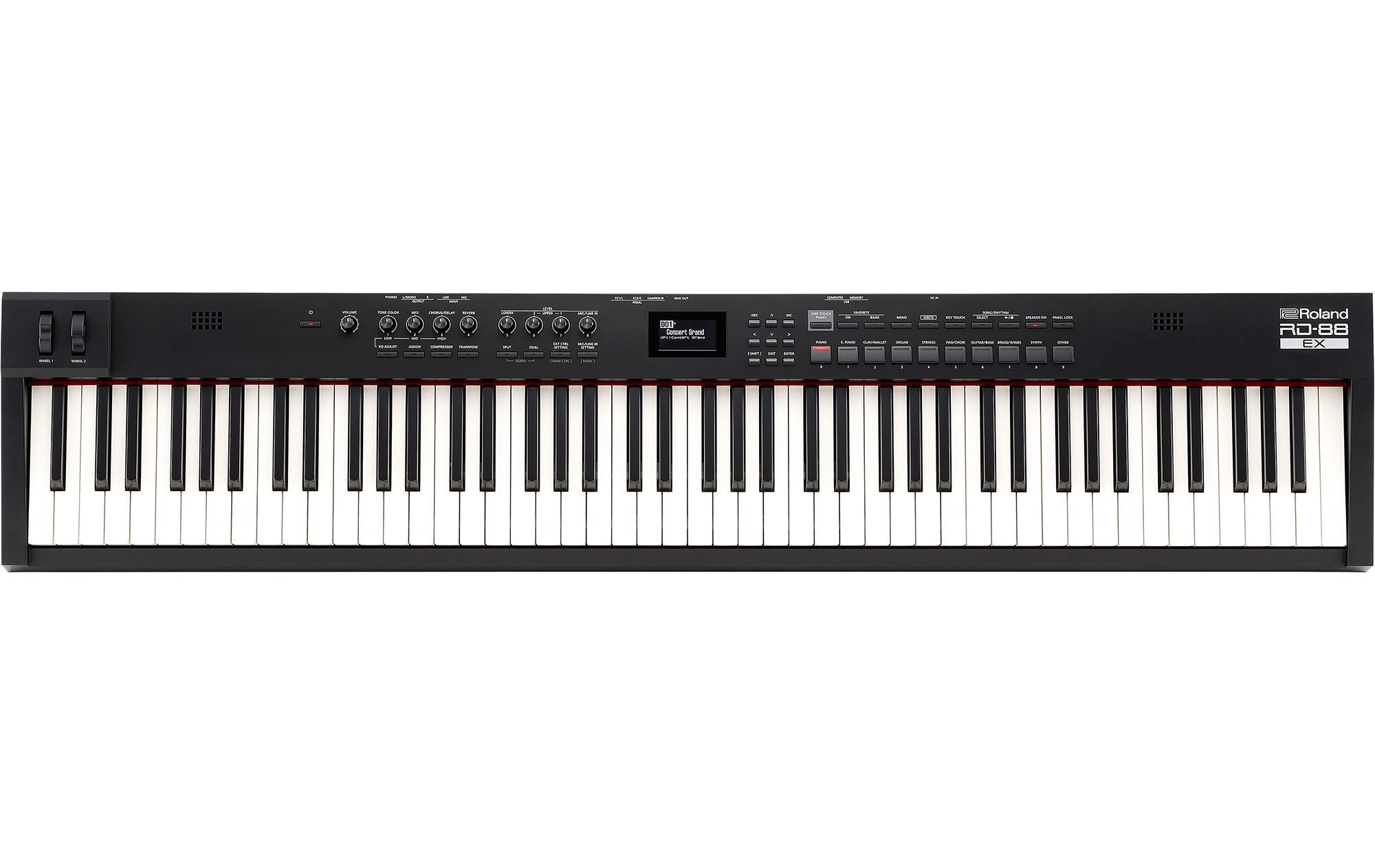 Stage Piano RD-88 EX<br>Stage Piano mit 88 gewichteten Tasten