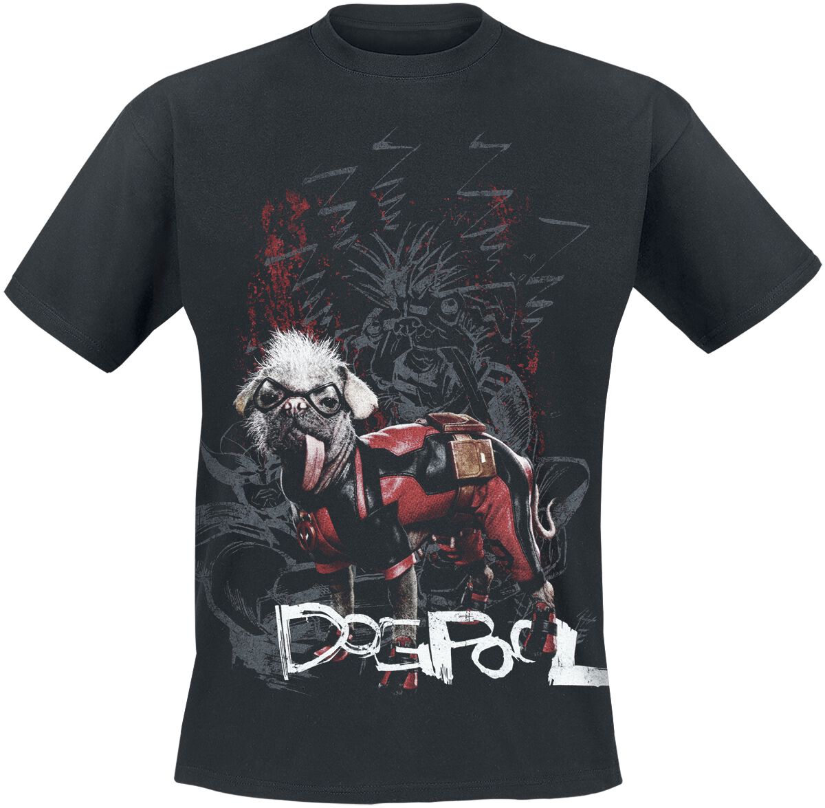 3 - Dogpool | Deadpool T-Shirt Manches courtes