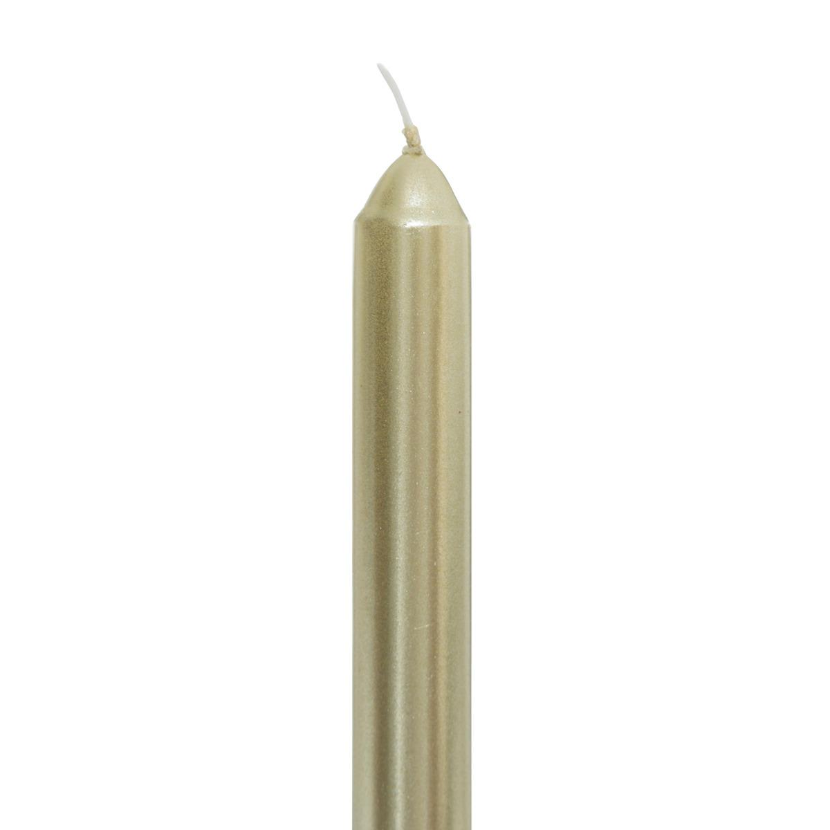 BOUGIE BATON SATIN OR 192G X4 PIECES