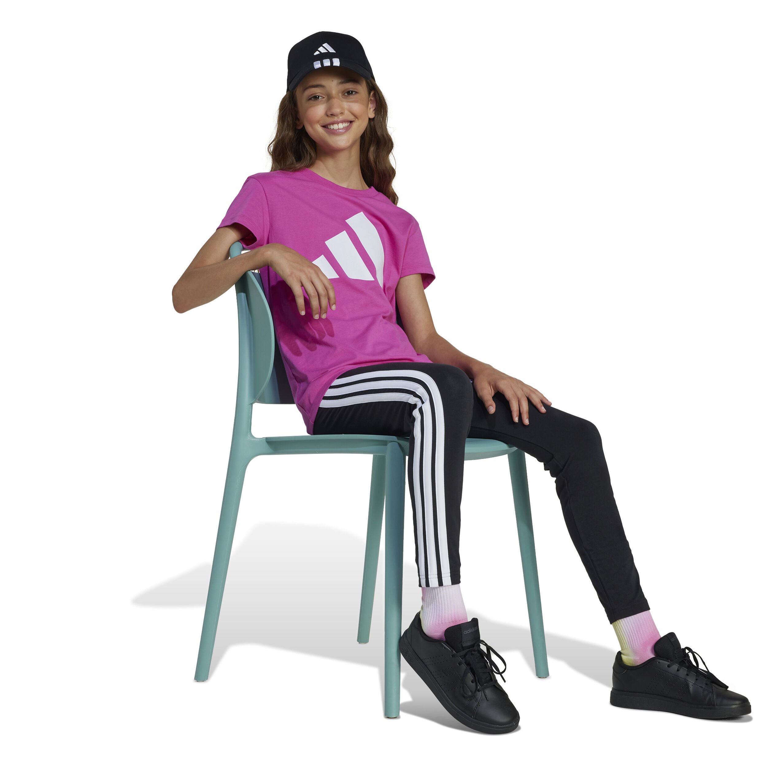 adidas Essentials T-shirt Enfants - Pink , Blanc
