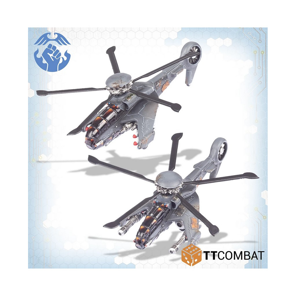 Dropzone Commander - Resistance - Cyclone Attack Copters