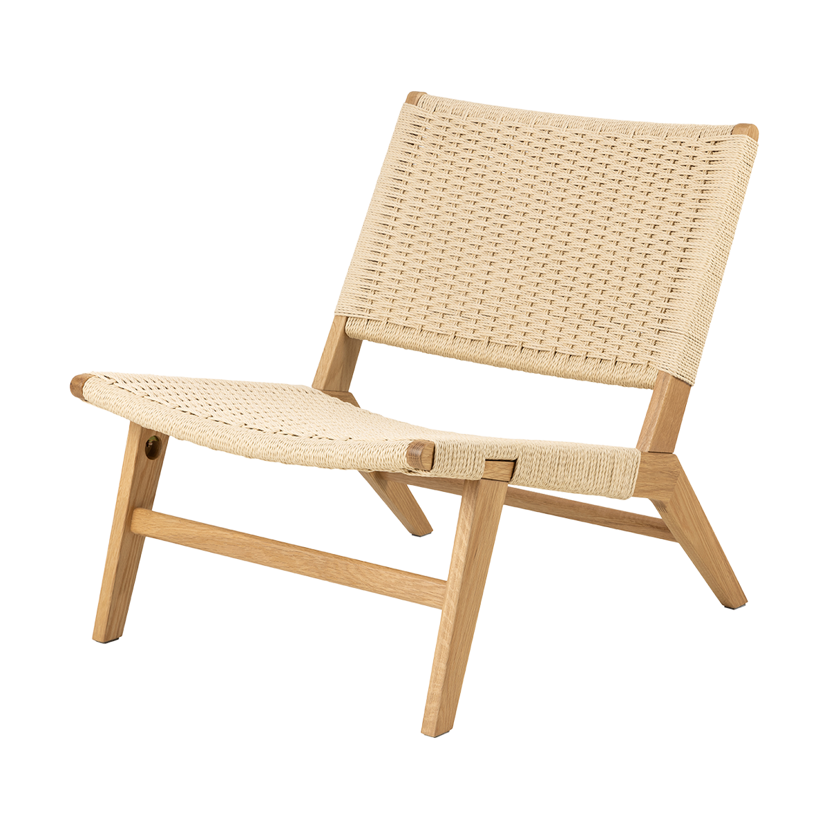 Fauteuil William - met gewoven zitting Beige