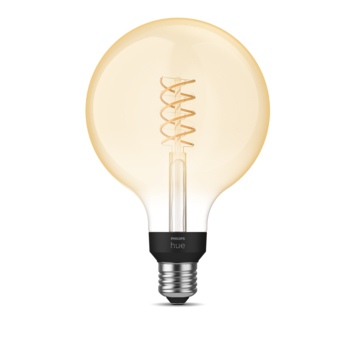 Philips Hue filament globelamp G125 - warmwit licht 7W - 1 pack - E27