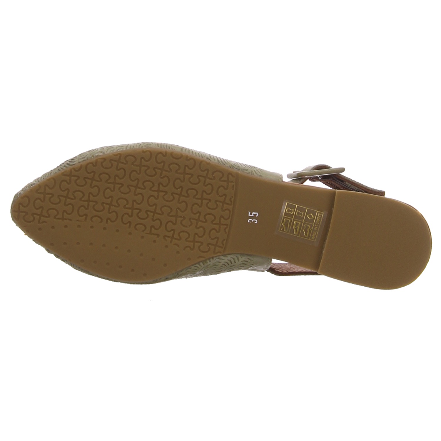 elbandi Slingpumps olivgrün grün