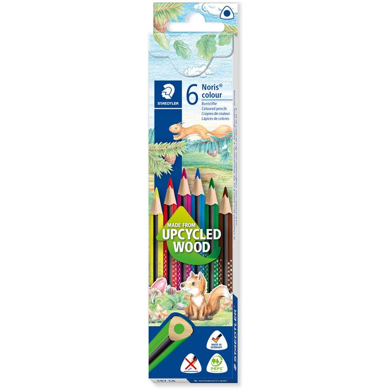 Staedtler Farbstifte Noris colour 187, 6 Stück, assortiert